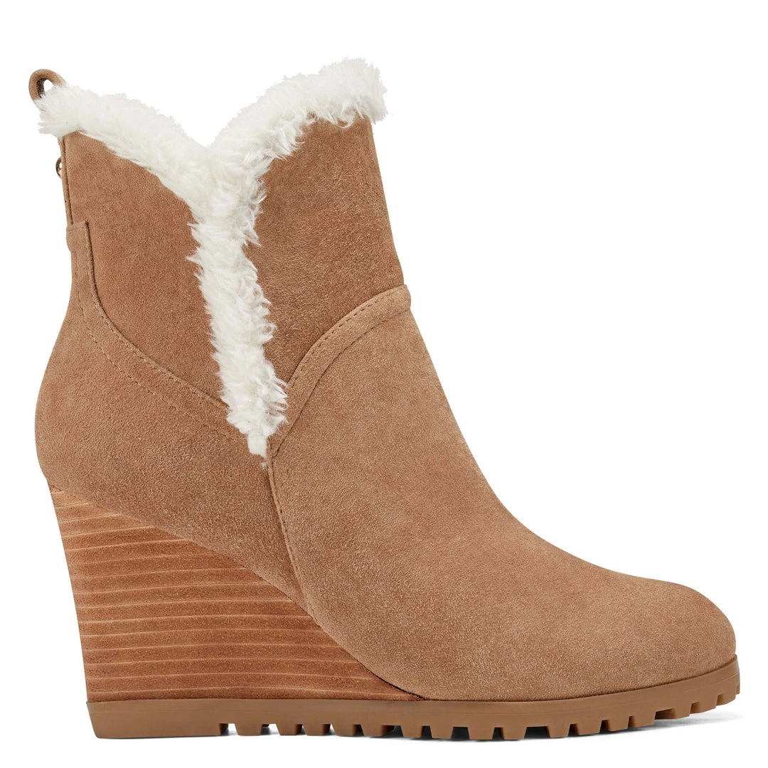 Nine West Cici Wedge Bootie Boots & Booties Nine West Cici Wedge Bootie Boots & Booties