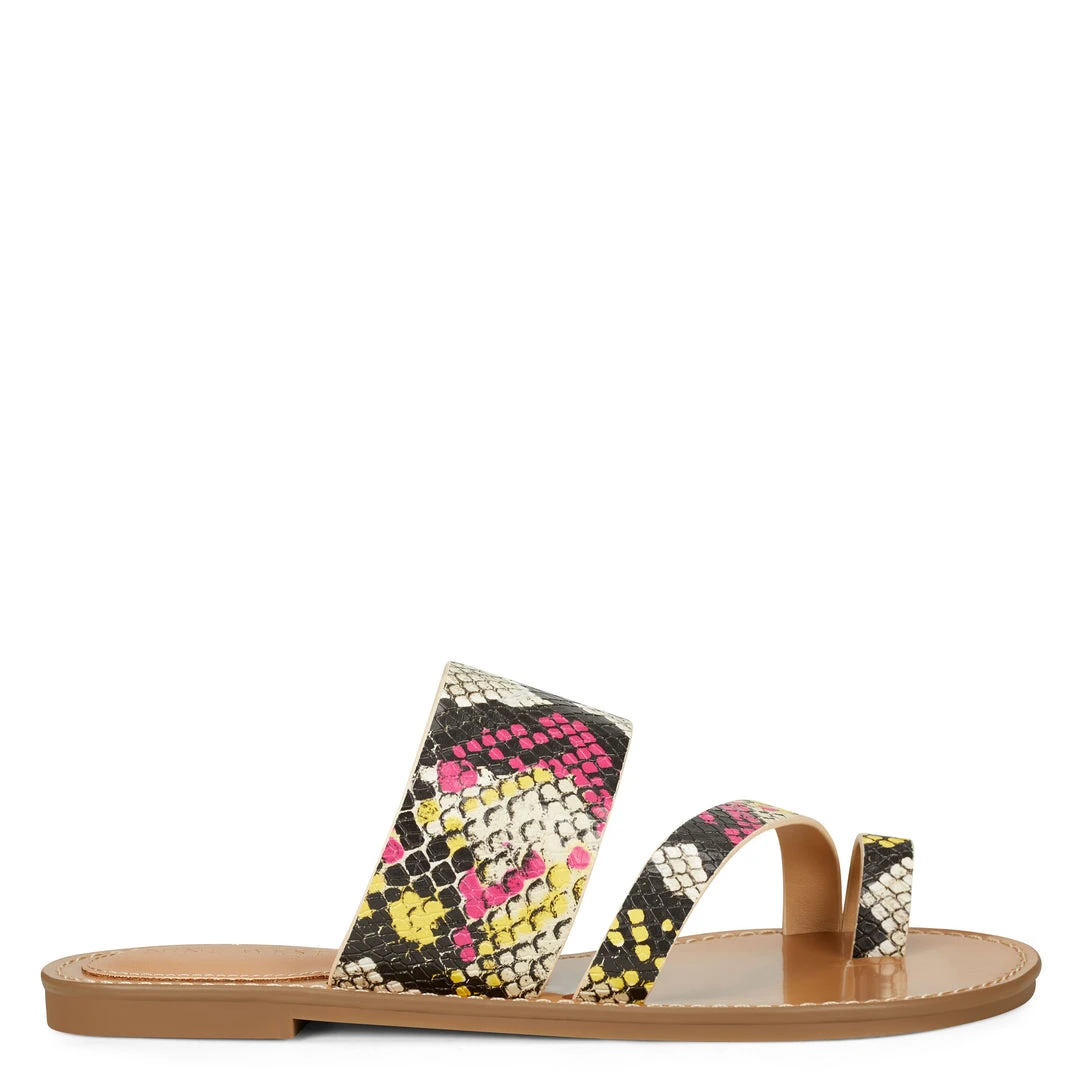 Nine West Color Pop Ciona Flat Slide Sandals Nine West Color Pop Ciona Flat Slide Sandals