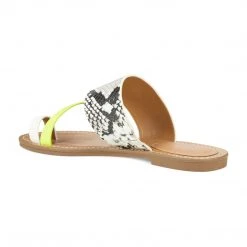 Nine West Ciona Flat Slide Sandals Color Pop