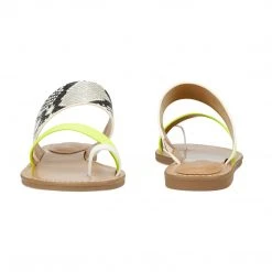 Nine West Ciona Flat Slide Sandals Color Pop