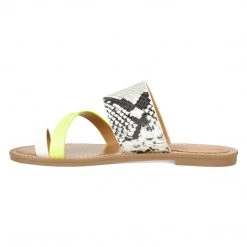 Nine West Ciona Flat Slide Sandals Color Pop