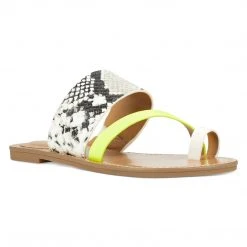 Nine West Ciona Flat Slide Sandals Color Pop