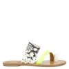 Nine West Ciona Flat Slide Sandals Color Pop