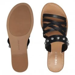 Nine West Colby Flat Slide Sandals Mules & Slides