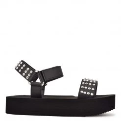 Nine West Comehere Studded Platform Sandals