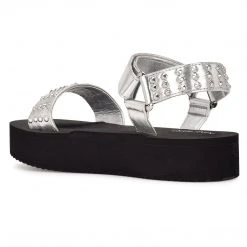 Nine West Comehere Studded Platform Sandals