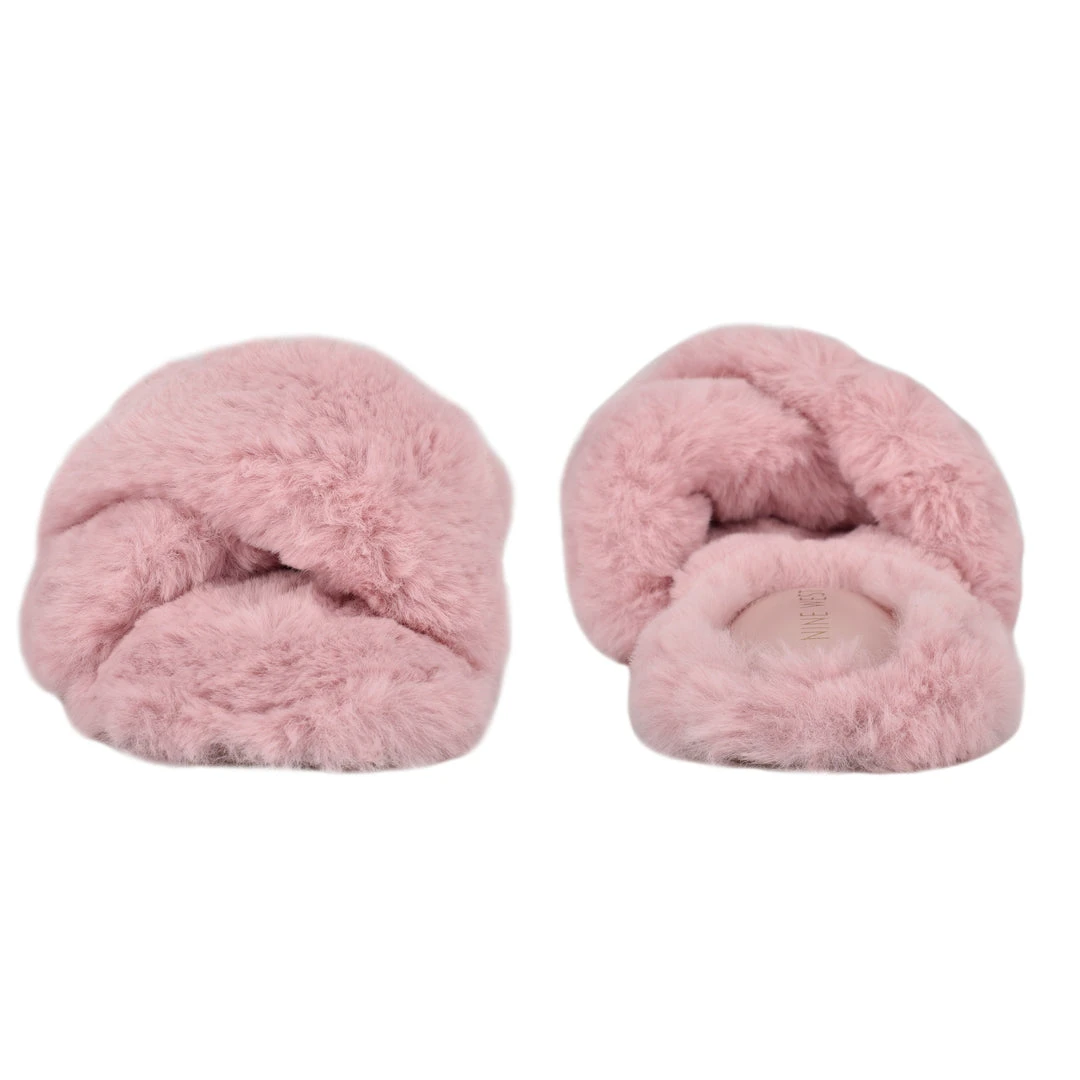 Nine West Cozy Flat Slide Sandals 6 Nine West Cozy Flat Slide Sandals