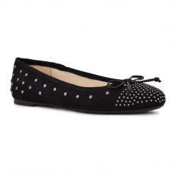 Nine West Curvy Studded Ballet Flats