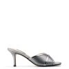 Nine West Metallic Mindset Dainty Heeled Slide Sandals