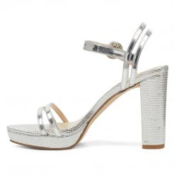 Nine West Daisy Open Toe Sandals Metallic Mindset