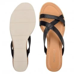 Nine West Dallan Slide Wedge Sandals Weave Got You