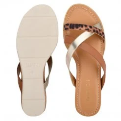 Nine West Dallan Slide Wedge Sandals Weave Got You