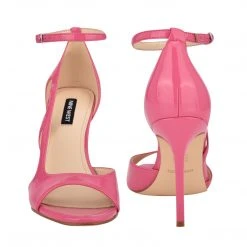 Nine West Dance Heeled Ankle Strap Sandals Color Pop
