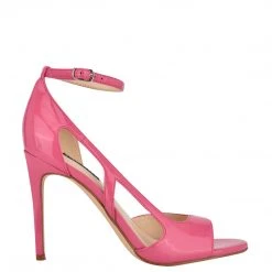 Nine West Dance Heeled Ankle Strap Sandals Color Pop