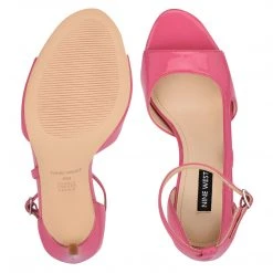 Nine West Dance Heeled Ankle Strap Sandals Color Pop