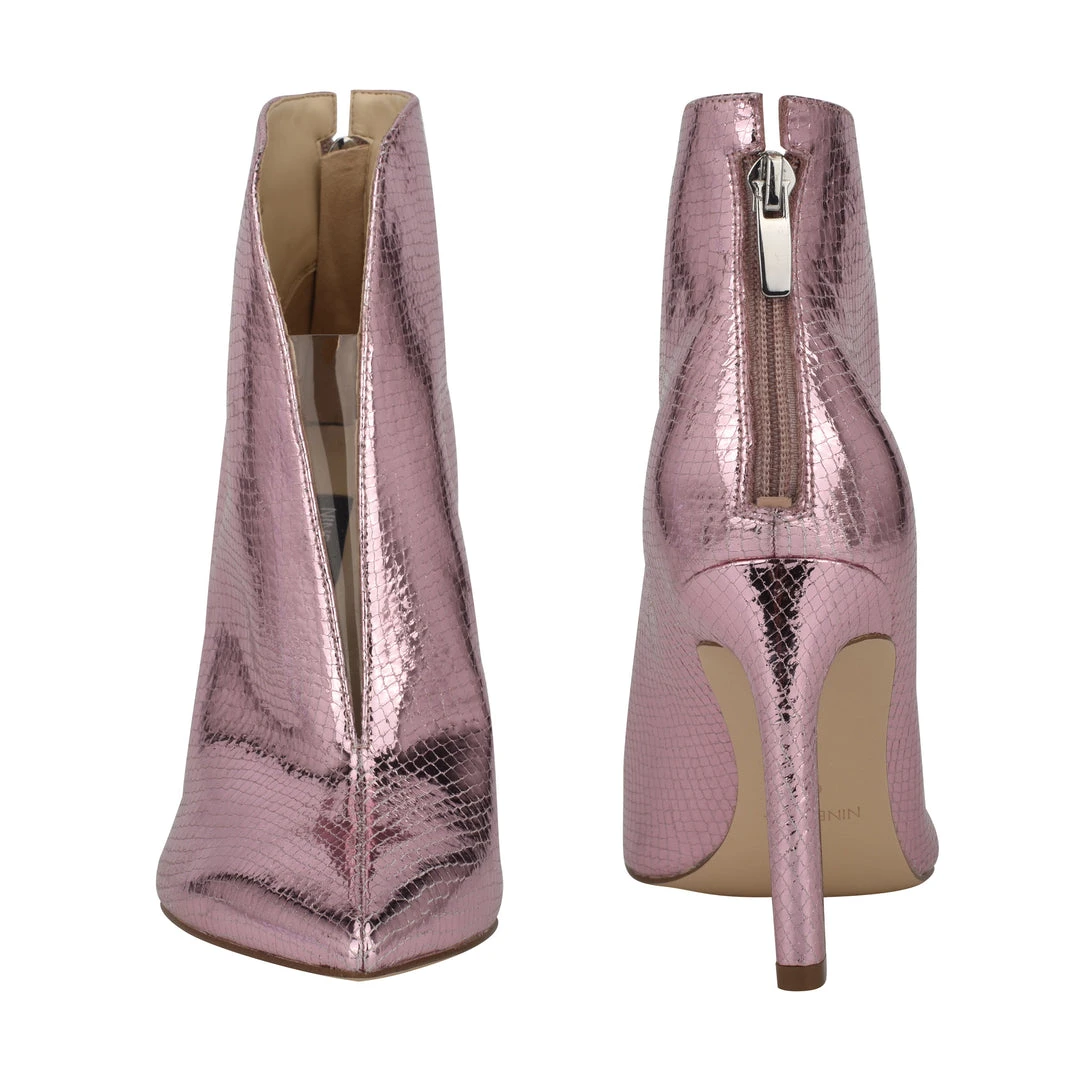 Nine West Danie Heel Booties Metallic Mindset 7 Nine West Danie Heel Booties Metallic Mindset