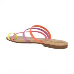 Nine West Darbie Flat Toe Ring Slide Sandals 9 Nine West Darbie Flat Toe Ring Slide Sandals