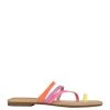 Nine West Darbie Flat Toe Ring Slide Sandals