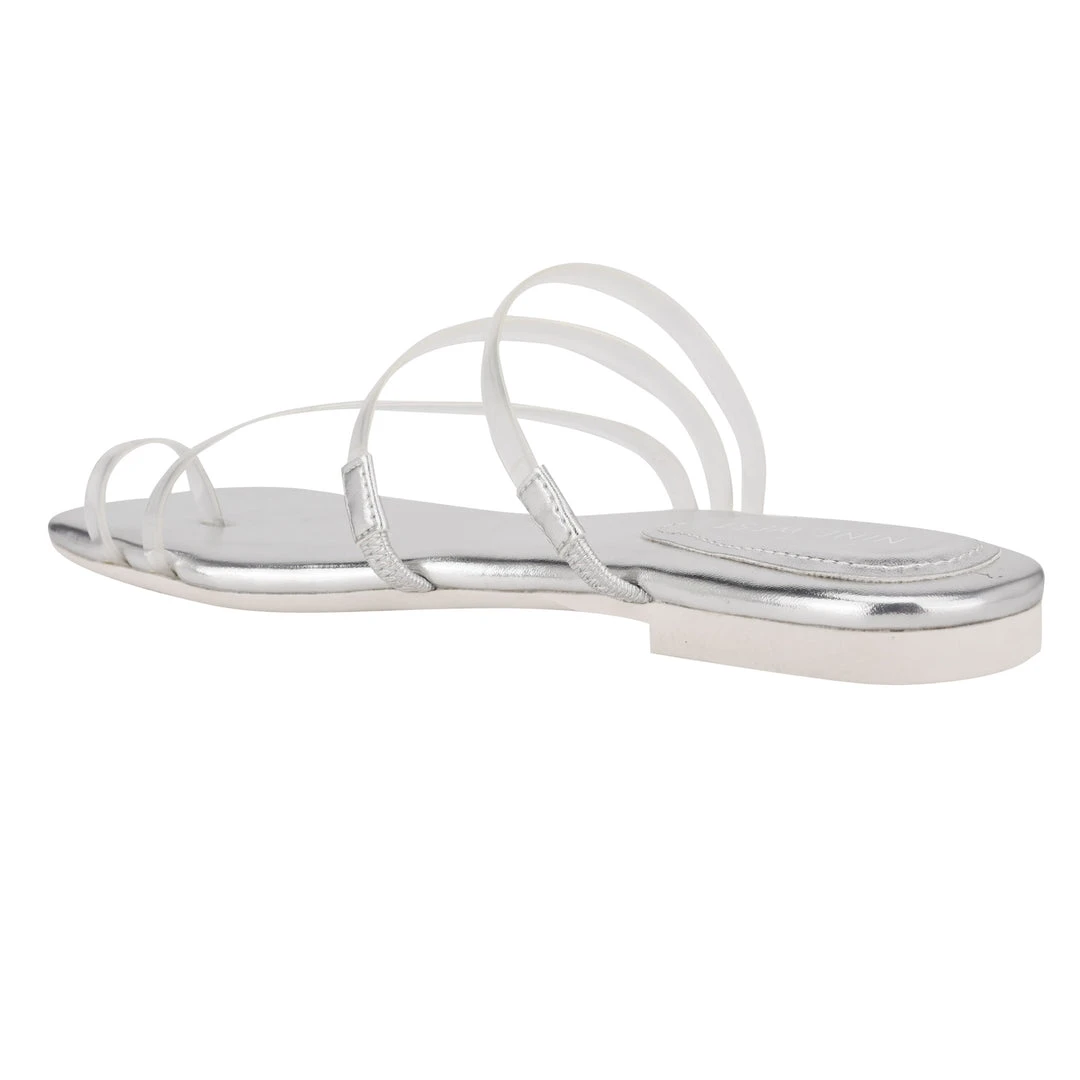 Nine West Darbie Flat Toe Ring Slide Sandals 5 Nine West Darbie Flat Toe Ring Slide Sandals