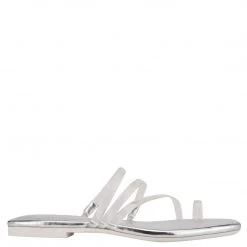 Nine West Darbie Flat Toe Ring Slide Sandals