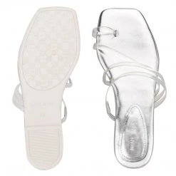 Nine West Darbie Flat Toe Ring Slide Sandals