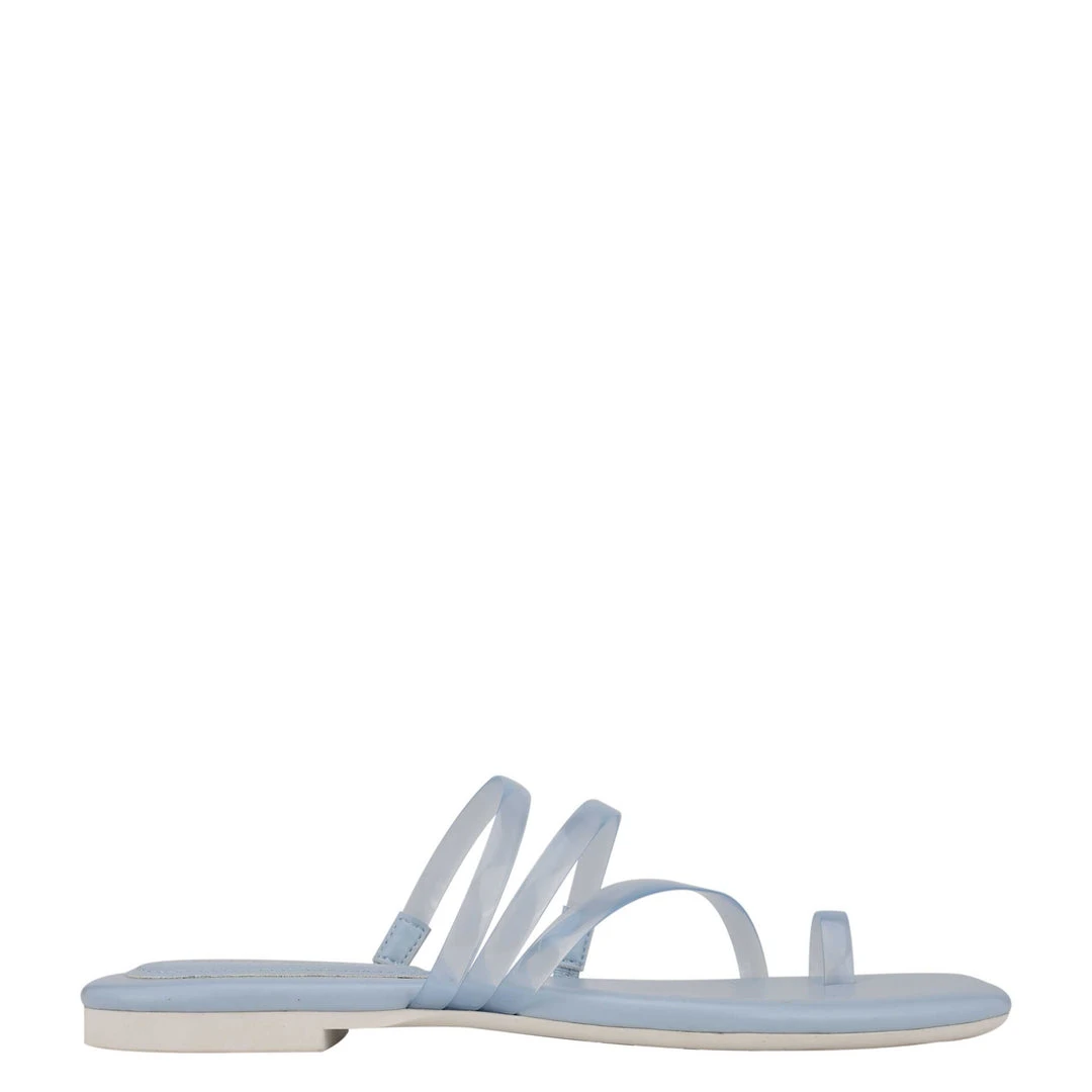 Nine West Darbie Flat Toe Ring Slide Sandals 3 Nine West Darbie Flat Toe Ring Slide Sandals