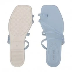 Nine West Darbie Flat Toe Ring Slide Sandals 11 Nine West Darbie Flat Toe Ring Slide Sandals