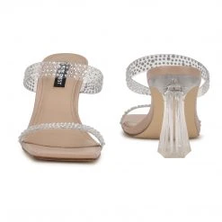 Nine West Darla Heeled Slide Sandals