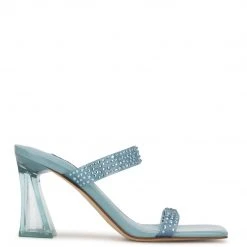 Nine West Color Pop Darla Heeled Slide Sandals