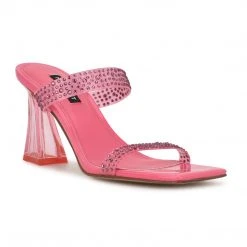 Nine West Color Pop Darla Heeled Slide Sandals