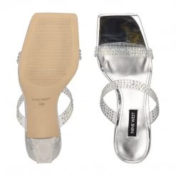 Nine West In The Clear Darla Heeled Slide Sandals