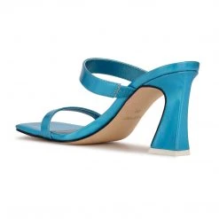 Nine West Darla Heeled Slide Sandals Heel Appeal