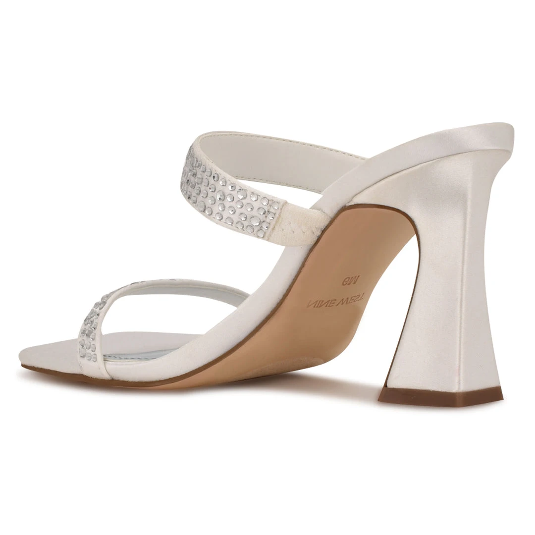 Nine West Bridal Darla Heeled Slide Sandals Nine West Bridal Darla Heeled Slide Sandals