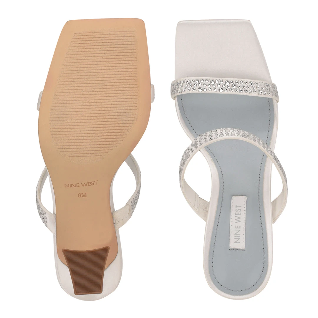 Nine West Bridal Darla Heeled Slide Sandals Nine West Bridal Darla Heeled Slide Sandals