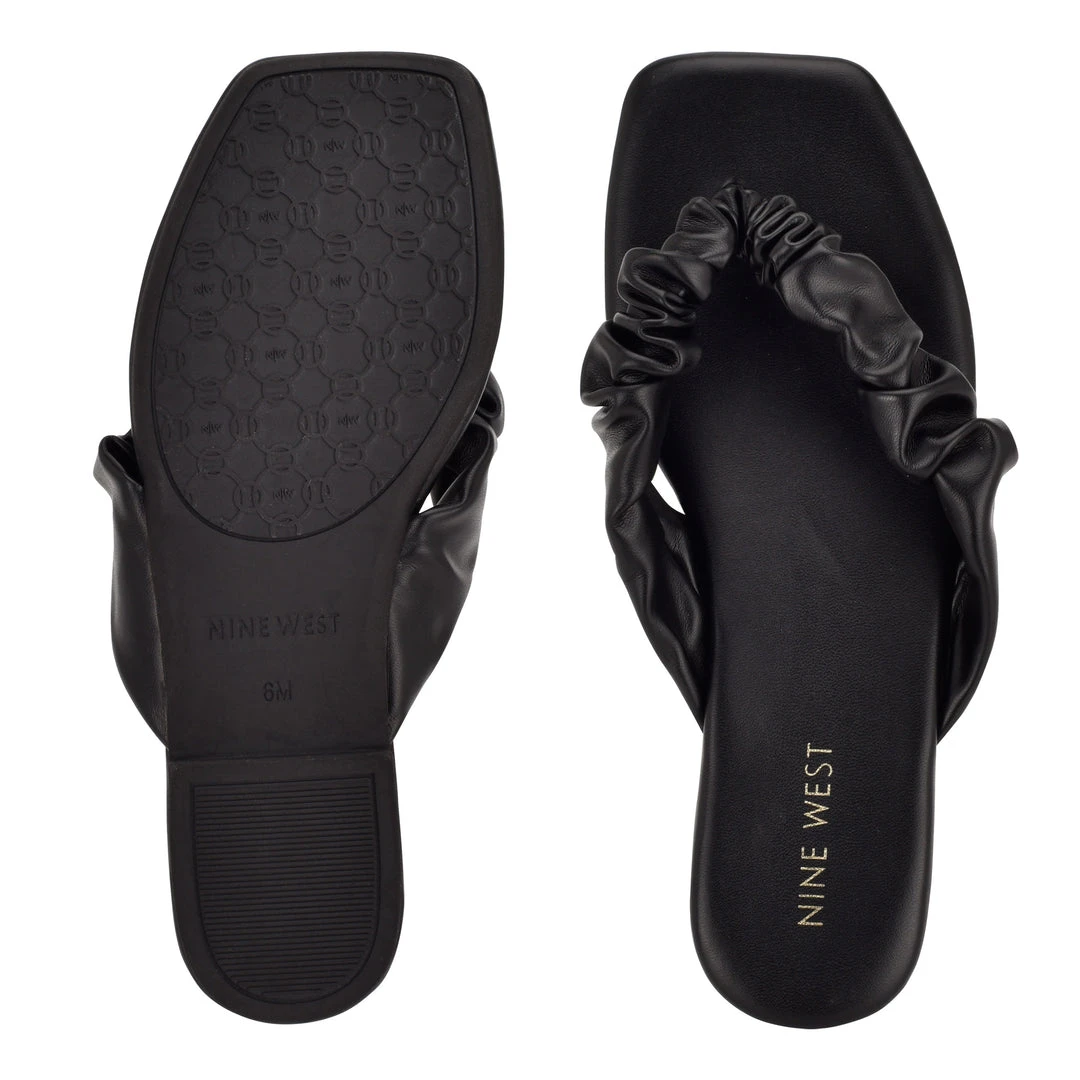Nine West Daxx Flat Slide Sandals Fun Flats 7 Nine West Daxx Flat Slide Sandals Fun Flats