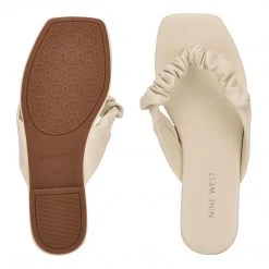 Nine West Daxx Flat Slide Sandals Fun Flats