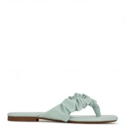 Nine West Daxx Flat Slide Sandals Fun Flats