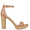 Nine West Dempsey Platform Sandals Heels 1 Nine West Dempsey Platform Sandals Heels