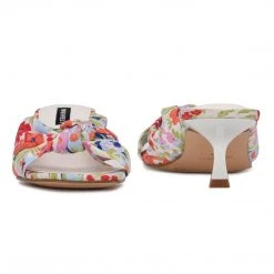 Nine West Dipa Heeled Slide Sandals Heel Appeal