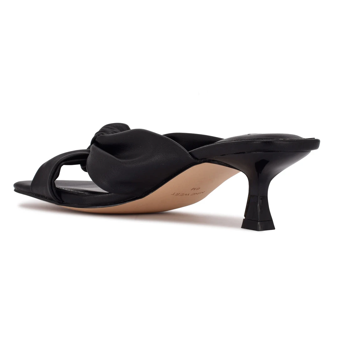 Nine West Dipa Heeled Slide Sandals 5 Nine West Dipa Heeled Slide Sandals