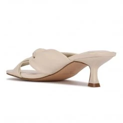 Nine West Dipa Heeled Slide Sandals Heel Appeal