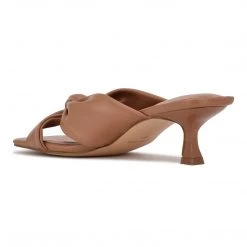 Nine West Dipa Heeled Slide Sandals Heel Appeal