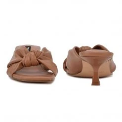 Nine West Dipa Heeled Slide Sandals Heel Appeal