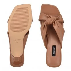 Nine West Dipa Heeled Slide Sandals Heel Appeal