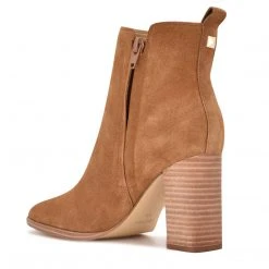 Nine West Dips Block Heel Booties Shoes
