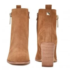 Nine West Dips Block Heel Booties Shoes