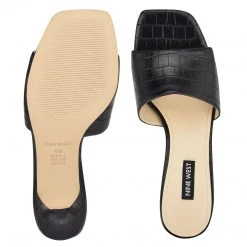 Nine West Donna Heeled Slide Sandals Heels