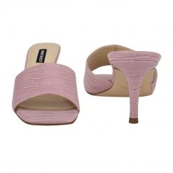 Nine West Donna Heeled Slide Sandals Heels