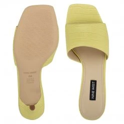 Nine West Donna Heeled Slide Sandals