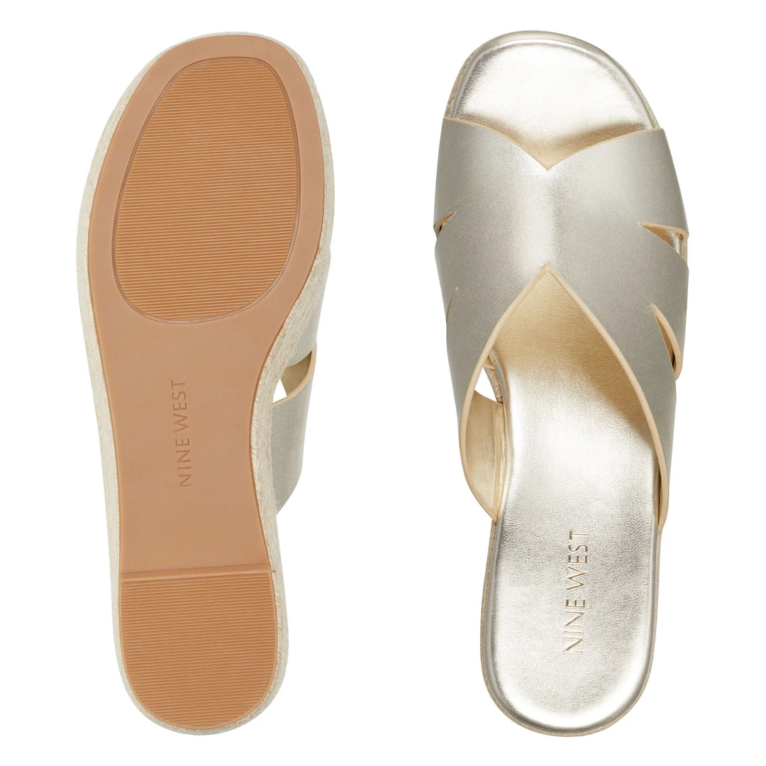 Nine West Weave Got You Eddy Espadrille Platform Sandals 8 Nine West Weave Got You Eddy Espadrille Platform Sandals